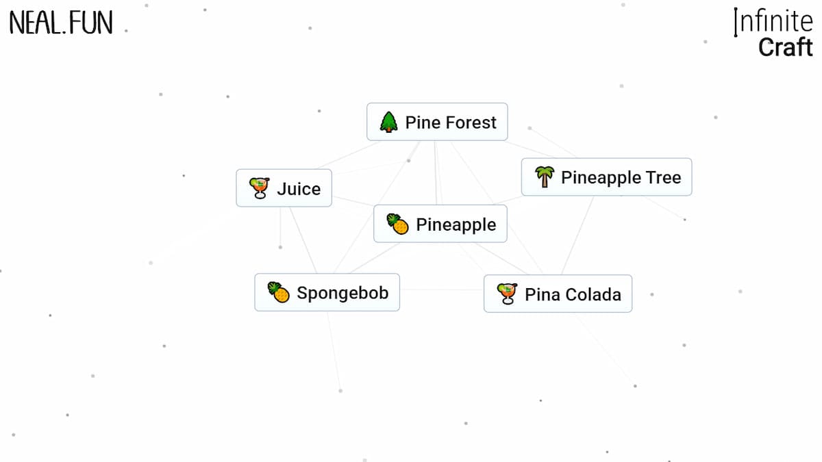 infinite-craft-pineapple-related